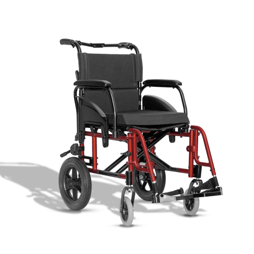 A cadeira de rodas ULX Transit Ortobras foi desenvolvida para oferecer mobilidade prática, confortável e segura, sendo ideal para o uso em ambientes urbanos e residenciais com espaços reduzidos.